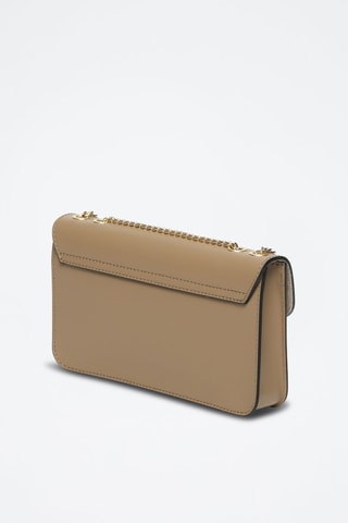 Sac bandoulière en cuir Lova - Taupe