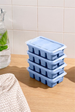 4 stampi per gelato con coperchio - 8 gelati