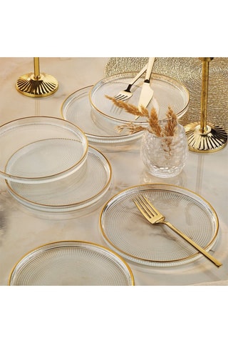 6 piatti da dessert - 16 x 16 cm