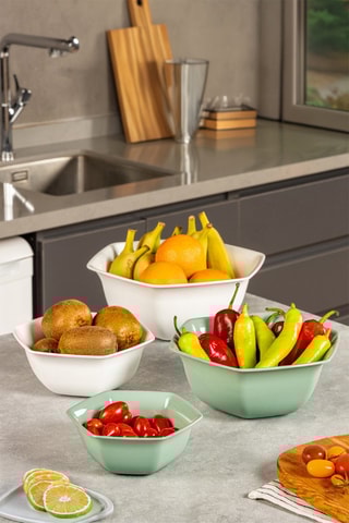 4 ciotole - 450, 800, 1500 e 2500 ml