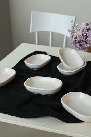 6 ciotole aperitivo in ceramica - 11 cm