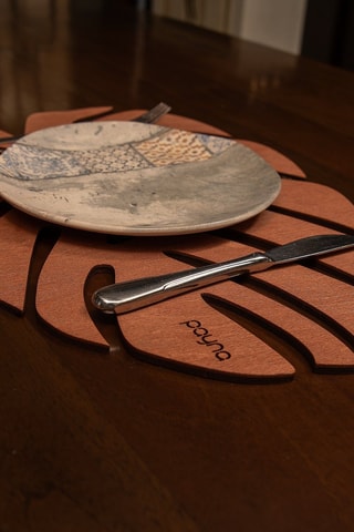 6 tovagliette in legno - 33 x 45 cm