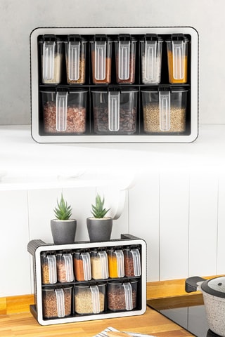 BPA-vrij Kruiden Organizer - 10-delig