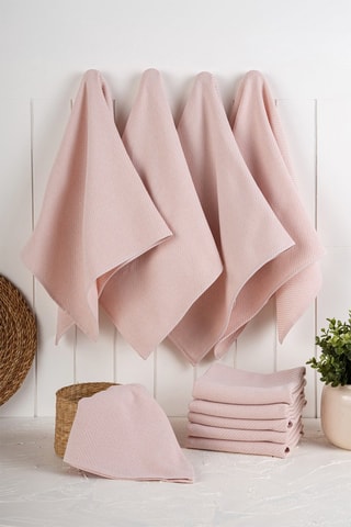 10 strofinacci Eloise - Rosa