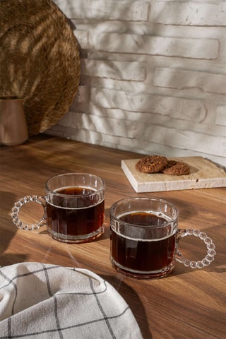 3 tazze in vetro - 325 ml