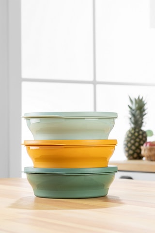 3 contenitori salvafreschezza - 18,5 x 20 x 6 cm