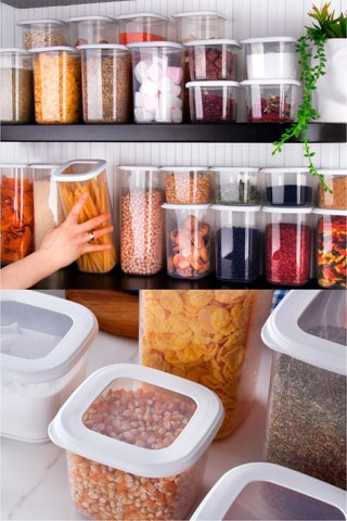 12 contenitori salvafreschezza - 0,55 / 1,2 / 1,75 l