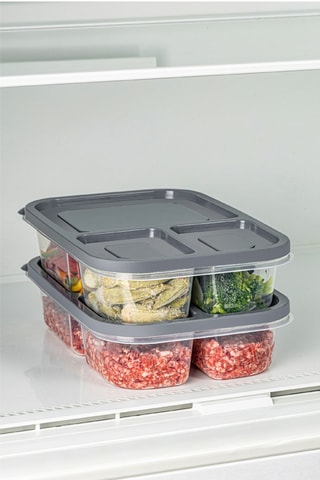 2 contenitori salvafreschezza in plastica senza BPA