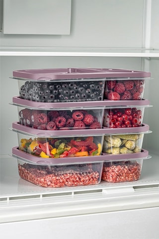 4 contenitori salvafreschezza senza BPA.