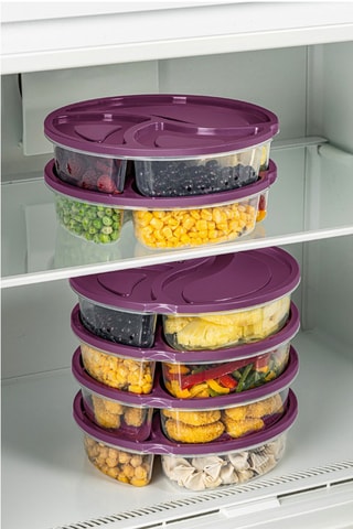 6 contenitori salvafreschezza senza BPA