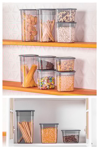 24 contenitori salvafreschezza in plastica senza BPA - 1,3/2/3,2 l