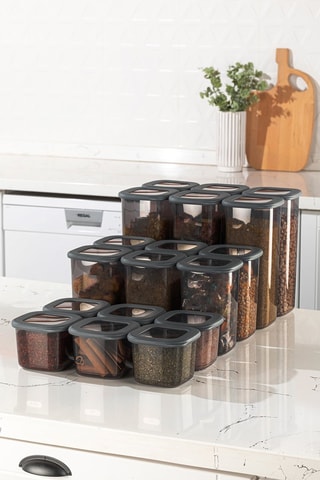 18 contenitori salvafreschezza - 0,55/1,2/1,75 l