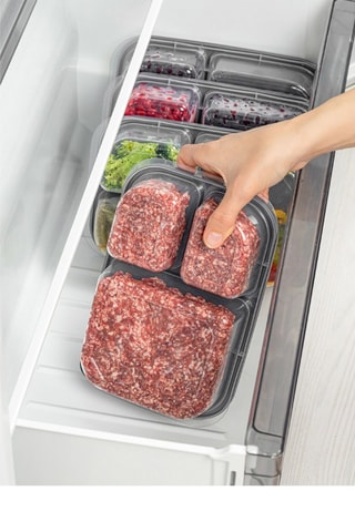 8 contenitori salvafreschezza - 15 x 24 x 5 cm