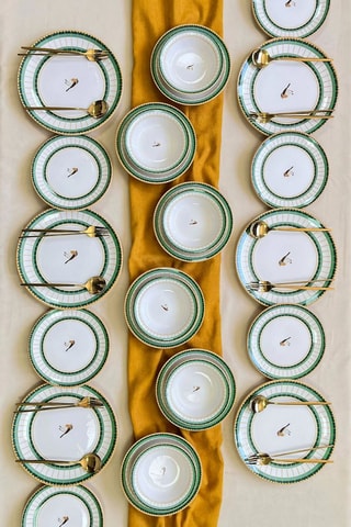 Servizio di piatti in ceramica - 24 pezzi