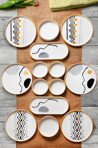 Servizio in ceramica - 14 pezzi