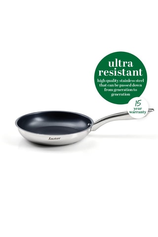 3 padelle in acciaio inossidabile rivestimento ceramica - 20/24/28 cm