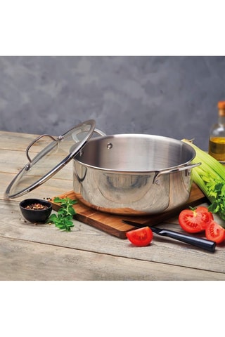 Pentola in acciaio inossidabile Multinox Pro con coperchio - 26 cm