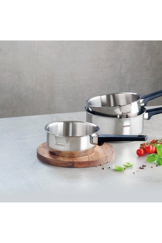 3 casseruole in acciaio inossidabile Qulinox - 16, 18 e 20 cm