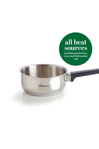 Casseruola in acciaio inossidabile rivestimento ceramica - 18 cm