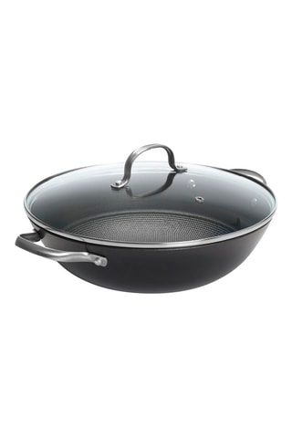 Wok in ghisa rivestimento ceramica - 30 cm