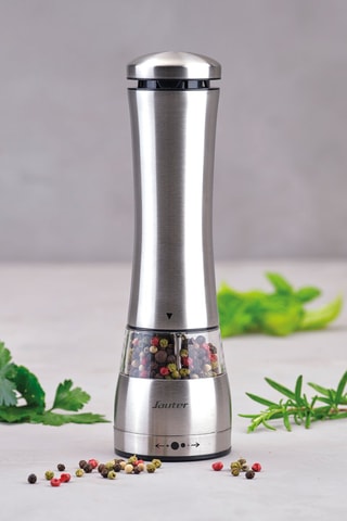 Macinapepe elettrico in acciaio inossidabile - 6,5 x 22 cm