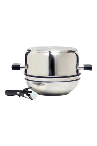 Batteria di pentole in acciaio inossidabile senza PFOA - 7 pezzi