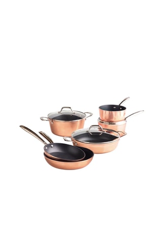 Batteria da cucina rivestimento ceramica - 9 pezzi