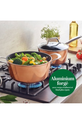 Batteria da cucina rivestimento ceramica - 9 pezzi