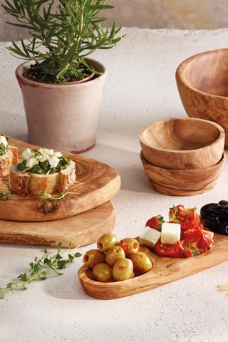 Vassoio in legno di ulivo - 37 x 23 x 6 cm