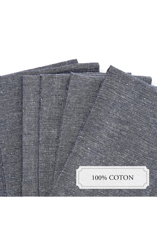 6 tovagliette - Blu scuro