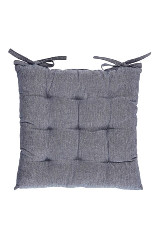 4 cuscini - Blu scuro melange - 12,5 x 12,5 x 8 cm