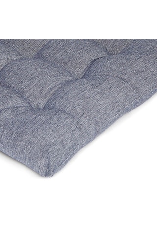 4 cuscini - Blu scuro melange - 12,5 x 12,5 x 8 cm