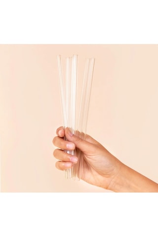 Pailles en verre - 7 pièces