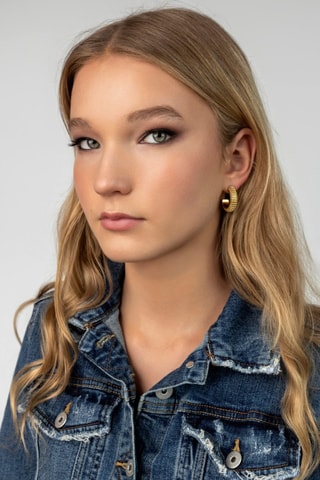 Oorbellen - Doublé Geelgoud