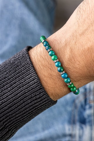 Armband - Blauw en Groen - Marc Malone