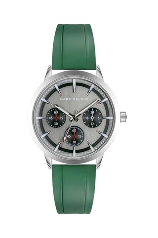 Silicone Quartz Horloge - Groen - Marc Malone