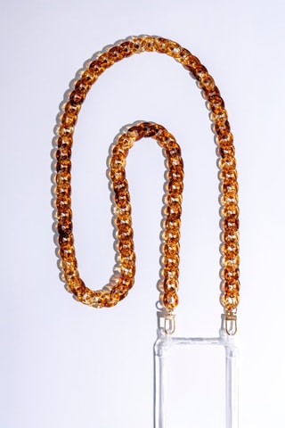 Smartphone Schouderketting - Bruin