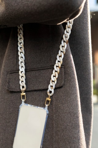 Smartphone Schouderketting - Beige