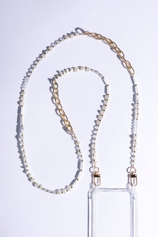 Smartphone Schouderketting - Wit