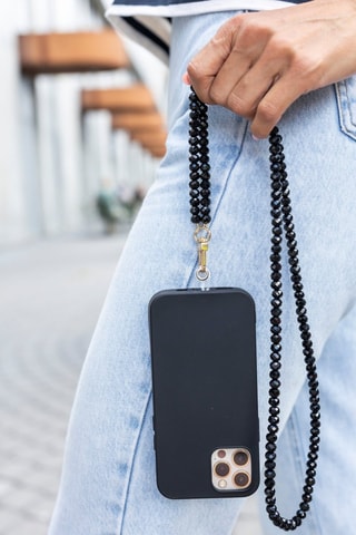 Smartphone Schouderketting - Zwart