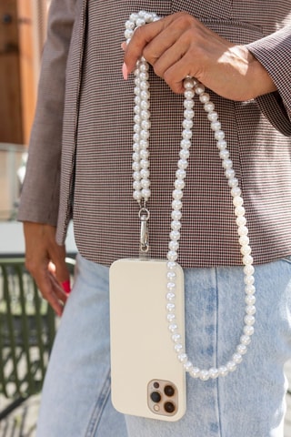 Smartphone Schouderketting - Wit