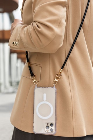 Smartphone Schouderketting - Zwart