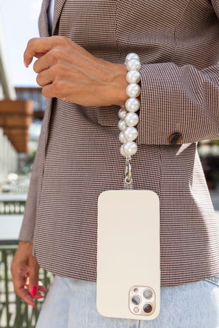 Smartphone Schouderketting - Wit