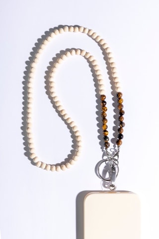 Smartphone Schouderketting - Beige