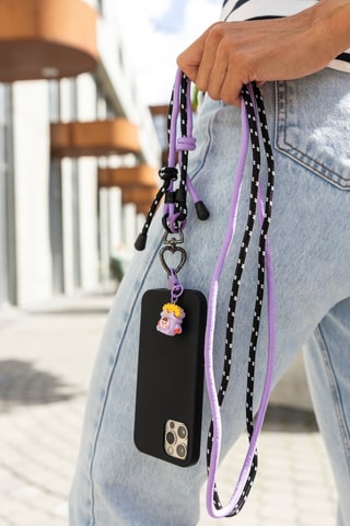 Smartphone Schouderketting - Zwart