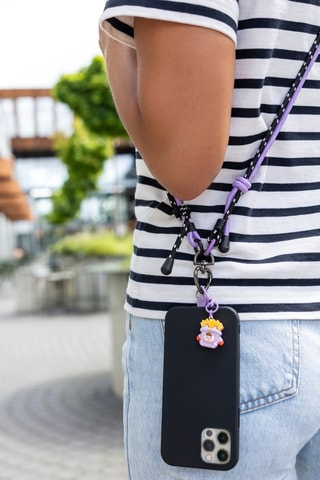 Smartphone Schouderketting - Zwart