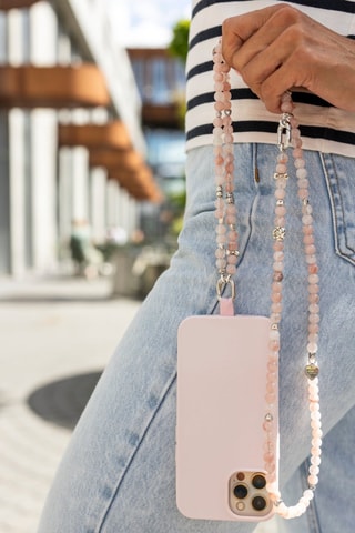 2-in-1 Smartphone Schouderketting - Roze