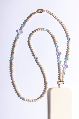 2-in-1 Smartphone Schouderketting - Beige