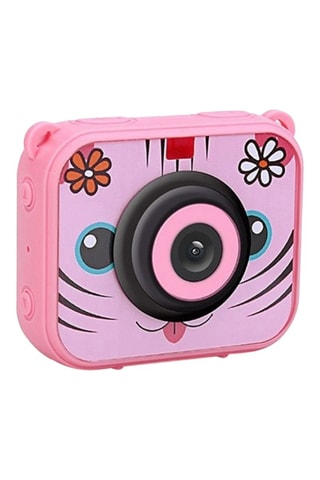 Videocamera sportiva 1080p con accessori - Rosa