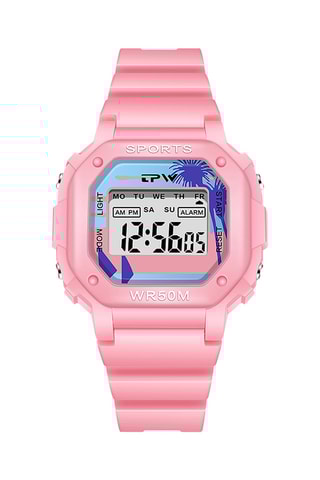 Orologio digitale in silicone Timex Techkidz - Rosa